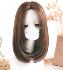 Wig in the long straight hair fashion realistic wig