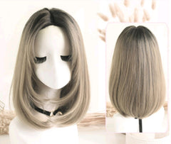 Wig in the long straight hair fashion realistic wig