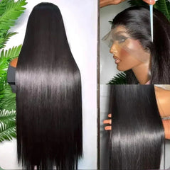 (THIN LACE) 13X6 Lace Front Real HD Lace Wig Straight Human Hair Skin Melt Glueless Wig