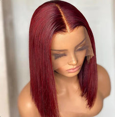 99J 13x4x1 Short Pre Plucked Lace Front Bob Wig