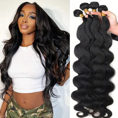 Hair Brazilian 3 Bundles Body Wave Human Hair Weave